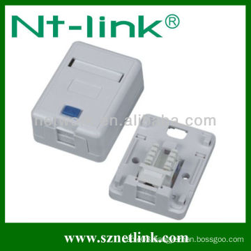 Single Port Empty RJ45 Surface Mount Box